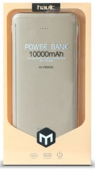 УМБ Havit Power Bank 10000 mAh Gun colour
