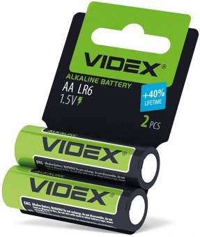 Батарейка Videx LR06 (40шт/уп) АА