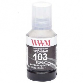 Чорнило WWM E103/B Epson L1110/L3100/L3110/L3150/L5190 (Black) 140ml