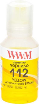Чернила WWM Epson 112 (Yellow) 140ml Пигментные