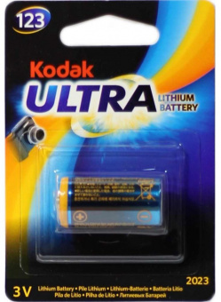 KODAK ULTRA CR123А (1шт blister)