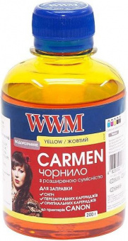 Чорнило WWM CU/Y Canon Universal Carmen (Yellow) 200ml