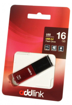 Flash-память AddLink U15 16Gb USB 3.0 Red
