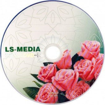 DVD-R LS-Media 4,7Gb (bulk 50) 16x розы