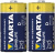 Батарейка сольова VARTA LONGLIFE Alkaline LR20 D (2штуп)