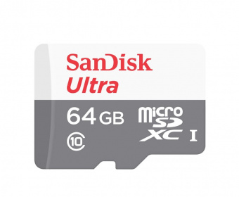 карта памяти SANDISK microSDXC 64GB card Class 10 UHS I