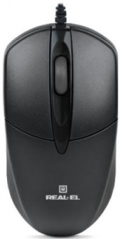Мышь REAL-EL RM-211 USB Black