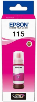 Оригинальные чернила Epson (115) L8160/L8180 (Magenta) 70ml (C13T07D34A)