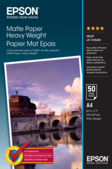 Epson A3 (50л) 167г/м2 Heavyweight матовая фотобумага