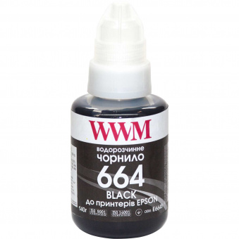 Чорнило WWM 664 для Epson L100/200/L300/L500 (Black) 140ml