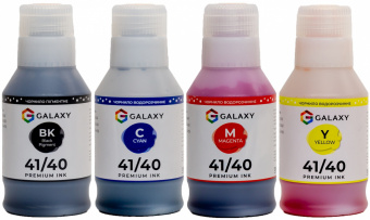 Комплект чернил GALAXY GI-41/40 для Canon (BP/C/M/Y) 4x135ml