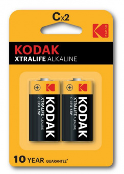 Батарейка KODAK XtraLife  Alkaline LR14 (2шт/уп) C