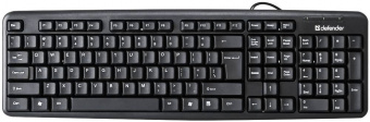 Клавиатура проводная Defender Element HB-520 USB Black