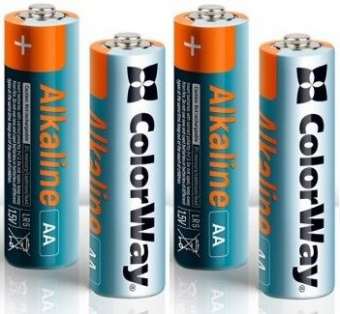 Батарейка лужна ColorWay Alkaline LR06 (24шт/уп) АА