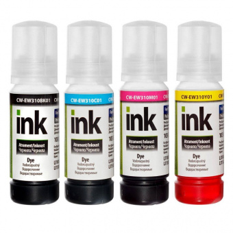Комплект чернил ColorWay EW310 Epson L3100/3110/3150/3151 (BK/C/M/Y) 4 x 70 ml