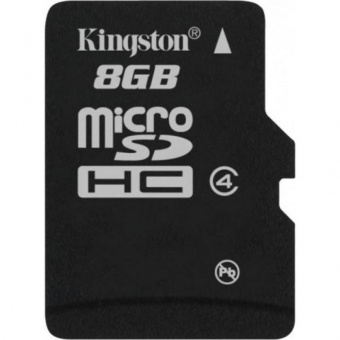 Карта памяти Kingston microSDHC 8GB Class 4 no adapter