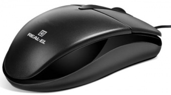 Мышь REAL-EL RM-211 USB Black