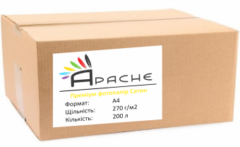Фотобумага Apache A4 (200л) 270г/м2 Премиум Сатин