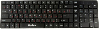 Клавиатура проводная Perfeo PF-718-SL-B USB Black