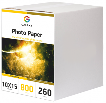 Galaxy 10x15 (800л) 260г/м2 Сатин фотопапір