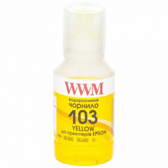 Чорнило WWM E103/Y Epson L1110/L3100/L3110/L3150/L5190 (Yellow) 140ml