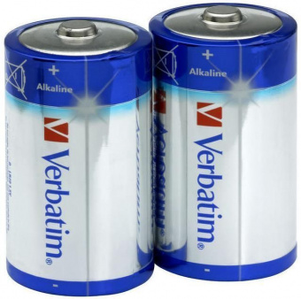 Батарейка Verbatim Alkaline LR20 (2шт/уп) D