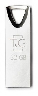 Flash-пам'ять T&G 117 Metal series 32Gb USB 2.0 Silver