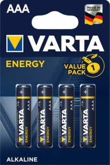 Батарейка VARTA ENERGY Alkaline LR03 (20шт/уп) ААА