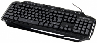 Клавиатура проводная Hi-Rali HI-KB08 USB Black + ПОДСВЕТКА