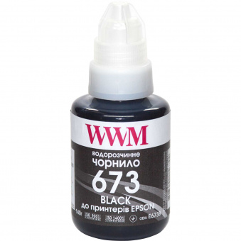Чорнило WWM 673 для Epson L800/L805/L810/L850/ L1800 (Black) 140ml