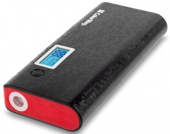 УМБ ColorWay Power Bank 10000 mAh Black/Red, LCD/LED (CW-PB100LIB2BK-DF)