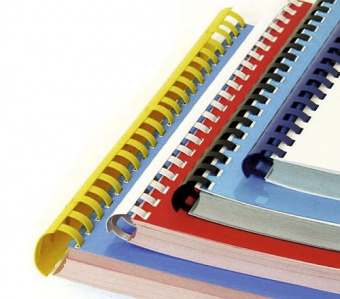 Пружина пластикова 8мм Біла, 100 шт (до 50арк)