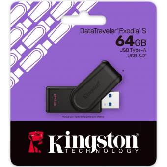 флеш-драйв KINGSTON DT EXODIA S 64GB USB 3.2_3 флеш-драйв KINGSTON DT EXODIA S 64GB USB 3.2