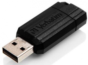 Flash-пам'ять Verbatim PinStripe 64Gb USB 2.0 Black