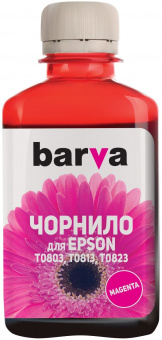 Чорнило Barva Epson 1410/P50/T50/R270/TX650 (Magenta) 180ml (E081-141)