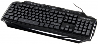 Клавіатура провідна Hi-Rali HI-KB08 USB Black + ПІДСВІТКА
