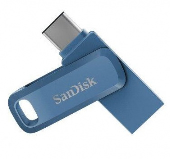 Flash SanDisk Ultra Dual Go USB 3.1 - Type-C 64Gb (150 Mb/s) Navy Blue