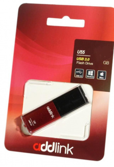 Flash-память AddLink U55 64Gb USB 3.0 Red