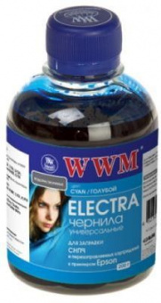 Чорнило WWM EU/C Epson Electra (Cyan) 200ml