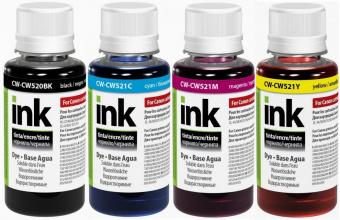 Комплект чернил ColorWay PGI-520/CLI-521 Canon MP230/ MP250/ MP280/ IP1000/ MG2440 (BK/C/M/Y) 4x100ml
