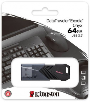 флеш-драйв KINGSTON DT EXODIA ONYX 128GB USB 3.0