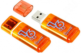Flash-пам'ять Smartbuy Glossy series Orange 16Gb USB 2.0