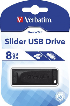 Flash-память Verbatim Slider 8Gb USB 2.0