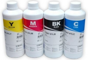 Комплект чернил InkTec Epson E0010 (B/C/M/Y) 4x1000г