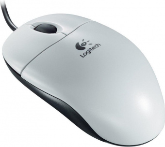 Мышь Logitech B100 Optical USB Mouse OEM White
