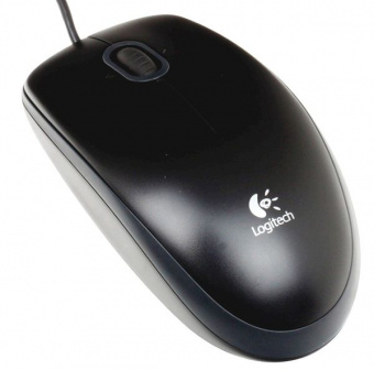 Мышь Logitech B100 Optical USB Mouse OEM Black