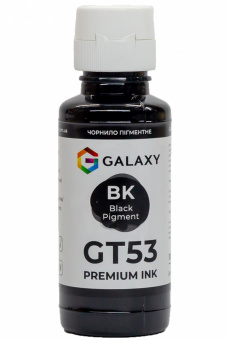 Чернила GALAXY GT53 для HP InkTank/SmartTank (Black Pigment) 100ml