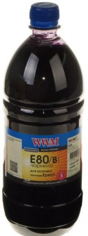 Чорнило WWM E80/B Epson L800/L810/L850/L1800 (Black) 1000г Світлостійкі
