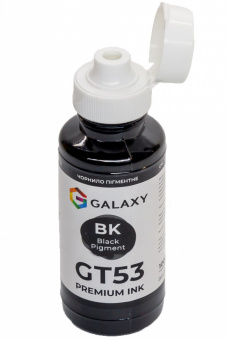 Чернила GALAXY GT53 для HP InkTank/SmartTank (Black Pigment) 100ml