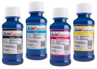 Комплект сублімаційних чорнил InkSystem Epson (B/C/M/Y) 4x100ml